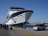 Venice Limousine Cruise Ship Transfer Services: Our Luxury Mercedes Mini-Van near the Millenium Cruise Ship