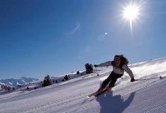 Cortina ski resort - skier
